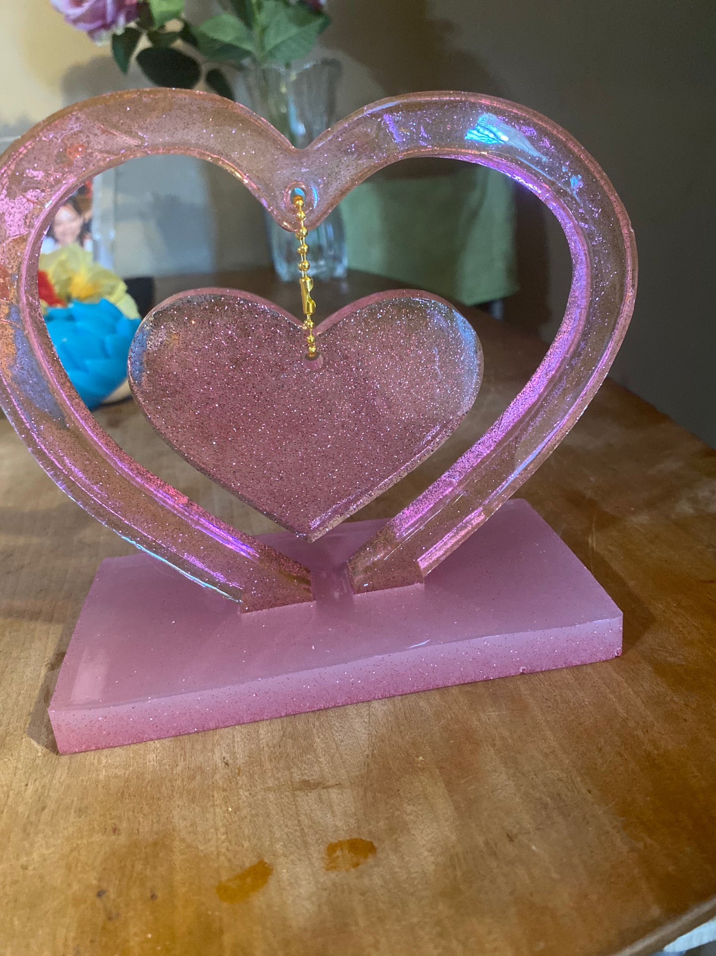 Heart shaped picture from