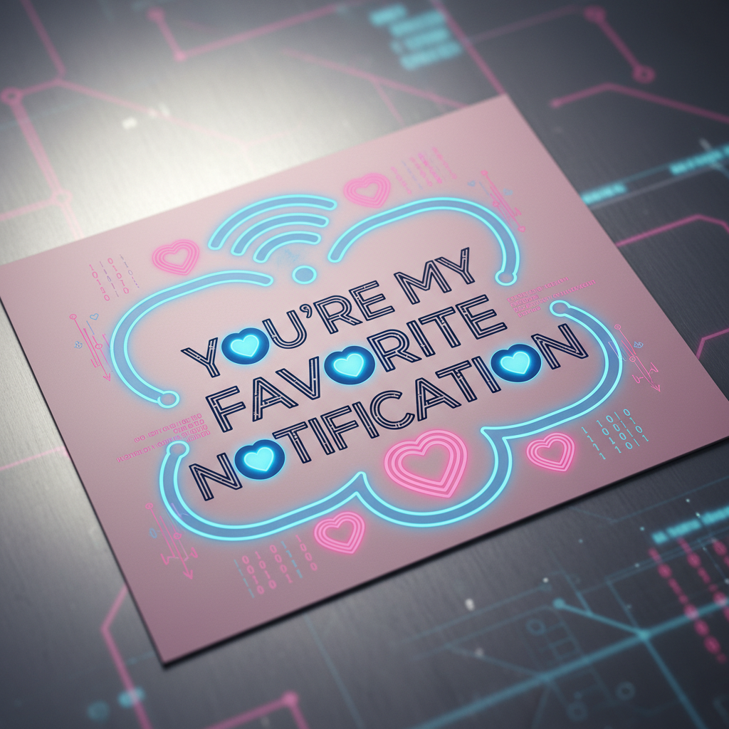 Favorite notification design