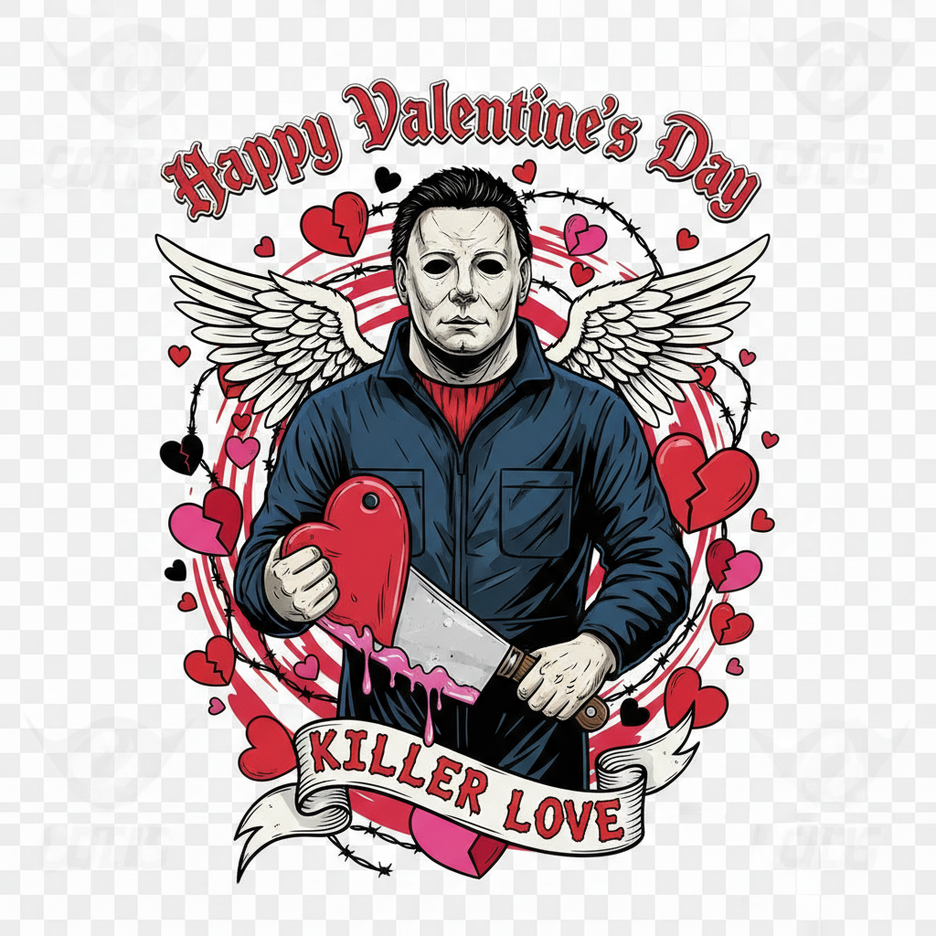 Valentine's Day Michael Myers Design