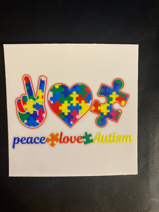 PEACE LOVE AUTISM