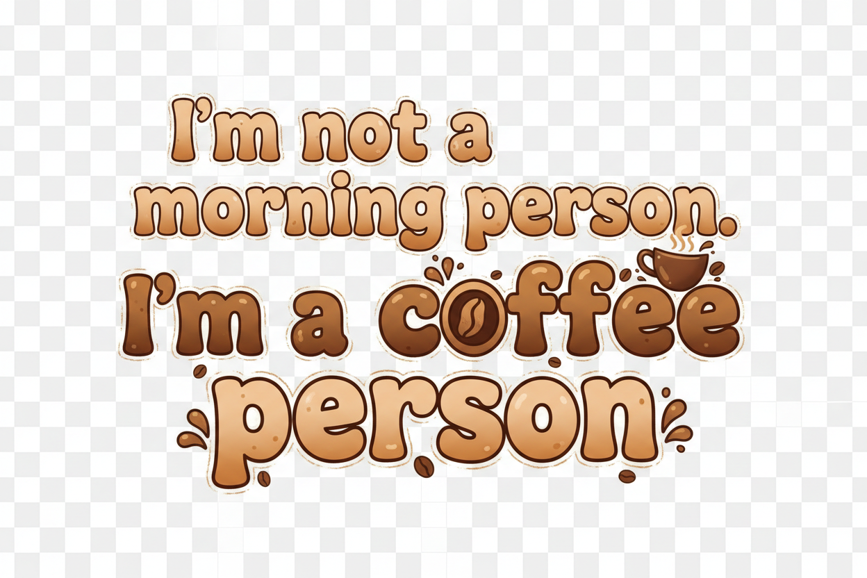 Coffee person quote