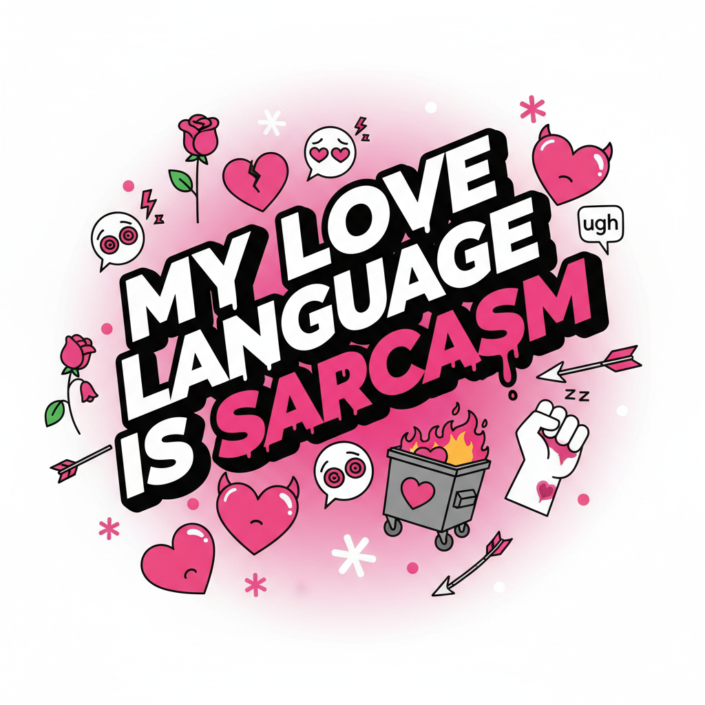 Love language sarcasm design