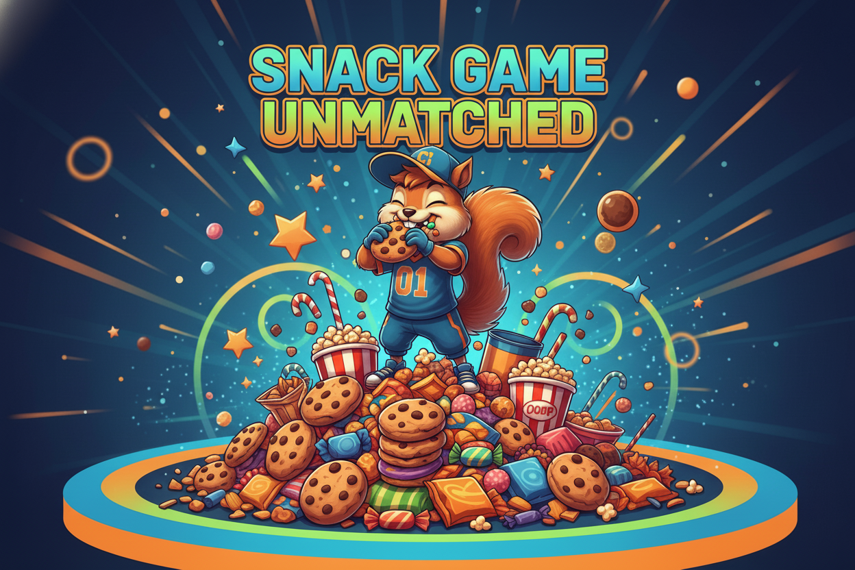Snack Game Unmatched - Squirrel eating snacks